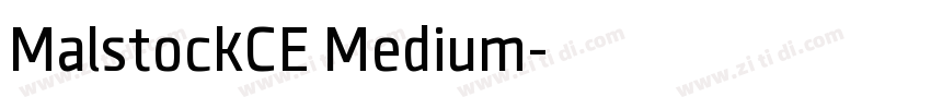 MalstockCE Medium字体转换